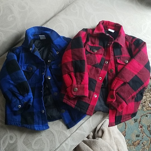 healthtex Other - 2 toddler boys flannel jackets